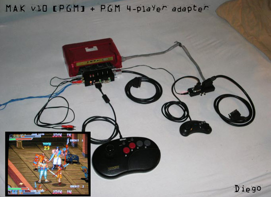 MAK v10 und PGM 4-Player Adapter